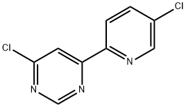 5,6'-Dichloro-2-(4'-pyrimidyl)pyridine 结构式