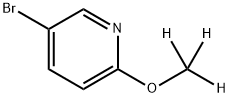 5-溴-2-甲氧基吡啶-D3, 1185319-63-4, 结构式
