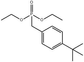 Phosphonic acid, P-[[4-(1,1-dimethylethyl)phenyl]methyl]-, diethyl ester Struktur