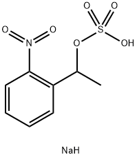 1-(2-Nitrophenyl)ethylsulfatesodiumsalt Structure