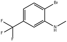 2-溴-N-甲基-5-(三氟甲基)苯胺, 1187395-73-8, 结构式