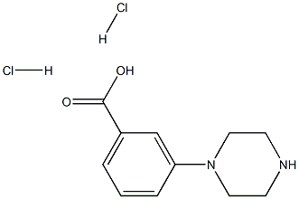 3-(Piperazin-1-yl)benzoic acid dihydrochloride Structure