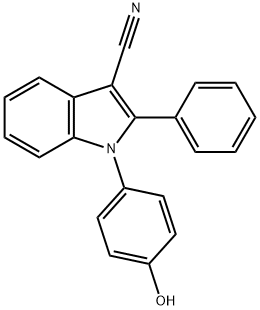 1191387-63-9 1-(4-hydroxyphenyl)-2-phenyl-1H-indole-3-carbonitrile