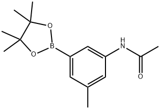 N-(3-methyl-5-(4,4,5,5-tetramethyl-1,3,2-dioxaborolan-2-yl)phenyl)acetamide|