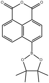 6-(4,4,5,5-tetramethyl-[1,3,2]dioxaborolan-2-yl)benzo[de]isochromene-1,3-dione 结构式
