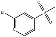 2-溴-4-甲磺酰吡啶,1193244-93-7,结构式