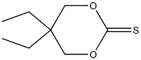 5,5-diethyl-1,3-dioxane-2-thione,119543-65-6,结构式