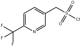 (6-(三氟甲基)吡啶-3-基)甲磺酰氯, 1196152-24-5, 结构式