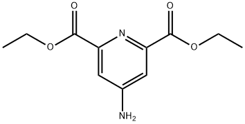 Diethyl 4-Aminopyridine-2,6-dicarboxylate Struktur