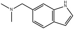 1-(1H-indol-6-yl)-N,N-dimethylmethanamine 化学構造式