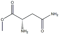 L-ASPARAGINE METHYL ESTER 结构式