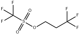 三氟甲磺酸3,3,3-三氟丙酯, 120097-63-4, 结构式