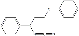 3-phenoxy-1-phenyl-propyl isothiocyanate,1201907-26-7,结构式