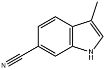 3-methyl-1H-indole-6-carbonitrile Structure