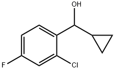 (2-chloro-4-fluorophenyl)(cyclopropyl)methanol Structure