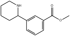methyl 3-(piperidin-2-yl)benzoate 化学構造式