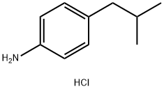 4-(2-methylpropyl)aniline hydrochloride 结构式