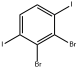 2,3-dibromo-1,4-diiodobenzene Struktur