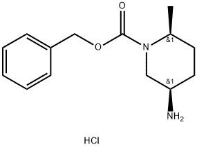 (2S,5R)-5-氨基-2-甲基哌啶-1-甲酸苄酯盐酸盐, 1207853-23-3, 结构式