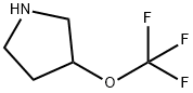 3-(trifluoromethoxy)pyrrolidine, 1208080-75-4, 结构式