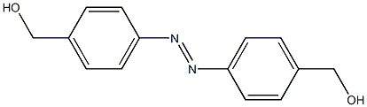 (E)-(diazene-1,2-diylbis(4,1-phenylene))dimethanol Structure