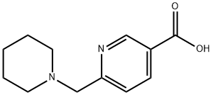 6-((piperidin-1-yl)methyl)pyridine-3-carboxylic acid,1211515-94-4,结构式