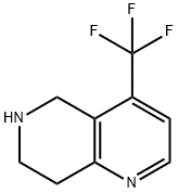 4-(trifluoromethyl)-5,6,7,8-tetrahydro-1,6-naphthyridine 化学構造式
