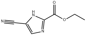 5-氰基-1H-咪唑-2-羧酸乙酯, 1211538-01-0, 结构式