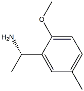 (1S)-1-(2-METHOXY-5-METHYLPHENYL)ETHANAMINE Struktur