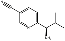 (R)-6-(1-amino-2-methylpropyl)nicotinonitrile,1212836-79-7,结构式