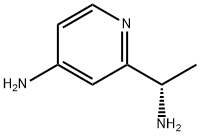 (S)-2-(1-aminoethyl)pyridin-4-amine 结构式
