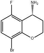 (R)-8-bromo-5-fluorochroman-4-amine,1213176-39-6,结构式