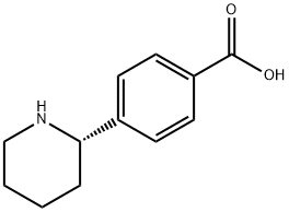 (S)-4-(piperidin-2-yl)benzoic acid Structure