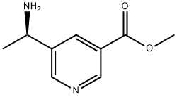 METHYL 5-((1R)-1-AMINOETHYL)PYRIDINE-3-CARBOXYLATE Struktur