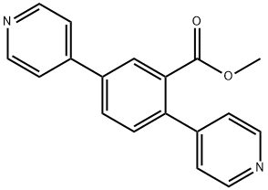 Benzoic acid, 2,5-di-4-pyridinyl-, methyl ester,1214390-34-7,结构式