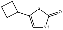 2-Hydroxy-5-(cyclobutyl)thiazole 结构式