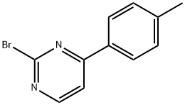 2-Bromo-4-(4-tolyl)pyrimidine Struktur