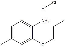 4-Methyl-2-propoxyaniline hydrochloride Structure