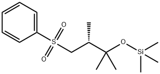 (3-Benzenesulfonyl-1,1,2R-trimethyl-propoxy)-trimethyl-silane,1217697-12-5,结构式