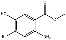 2-Amino-4-bromo-5-hydroxy-benzoic acid methyl ester Structure