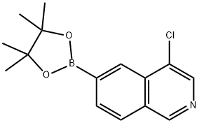 1221232-31-0 4-chloro-6-(4,4,5,5-tetramethyl-1,3,2-dioxaborolan-2-yl)isoquinoline