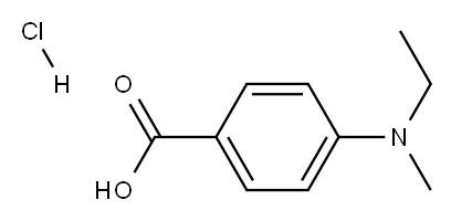 4-[乙基(甲基)氨基]苯甲酸盐酸盐, 1221724-72-6, 结构式