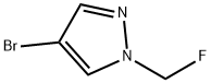 4-bromo-1-(fluoromethyl)-1H-Pyrazole Structure