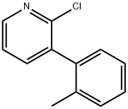 2-Chloro-3-(2-tolyl)pyridine,1225883-90-8,结构式
