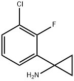 1-(3-Chloro-2-fluorophenyl)cyclopropanamine Structure