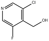 3-氯-4-羟甲基-5-氟吡啶 结构式