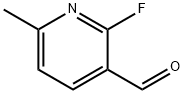 2-fluoro-6-methylpyridine-3-carbaldehyde Struktur