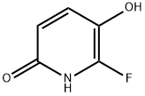 6-Fluoro-5-hydroxy-1,2-dihydropyridin-2-one 化学構造式