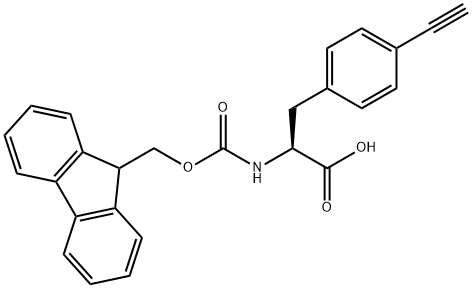 N-Fmoc-4-ethynyl-L-phenylalanine Structure