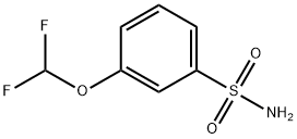 3-(Difluoromethoxy)benzenesulfonamide Struktur
